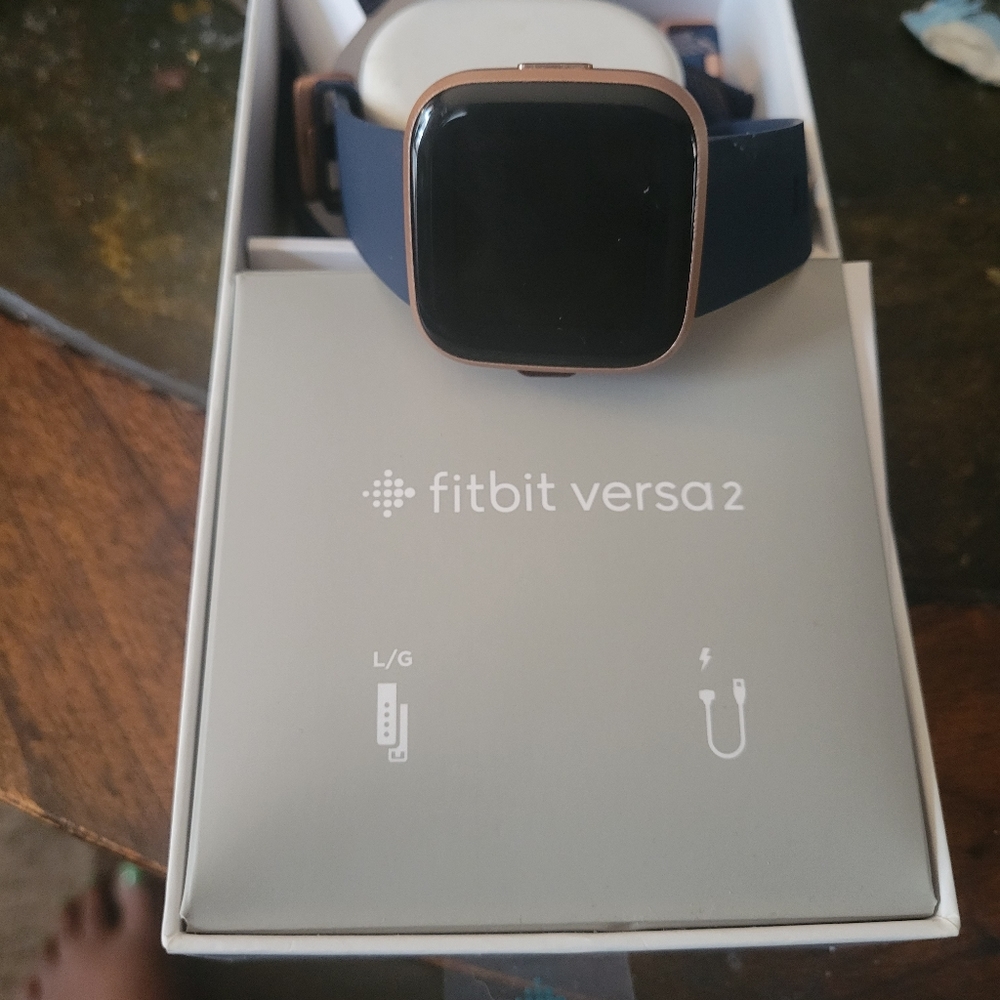 Fitbit versa 2 with changeable waist bands